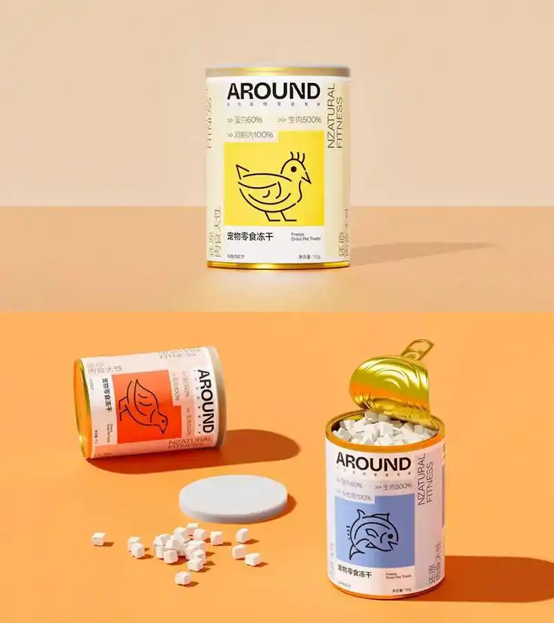 宠物食品包装设计 食品包装设计  包装设计案例分享包装简约 - 抖音