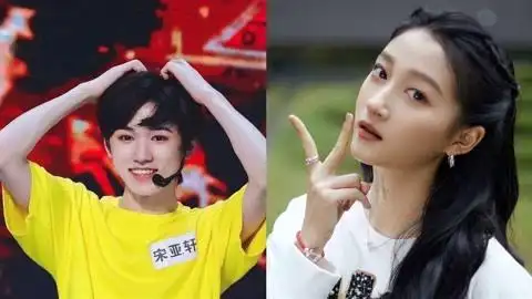 关晓彤很俏皮宋亚轩很帅气两人就像是一对打打闹闹的姐弟一般