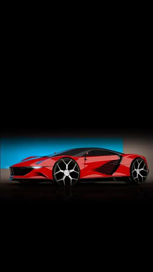 【v粉壁纸】骚气红色跑车【7p】