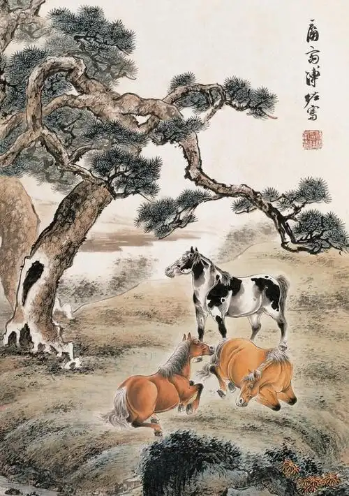 名家绘·骏马图 53