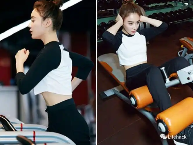 angelababy大秀马甲线,瘦身秘诀在这里.