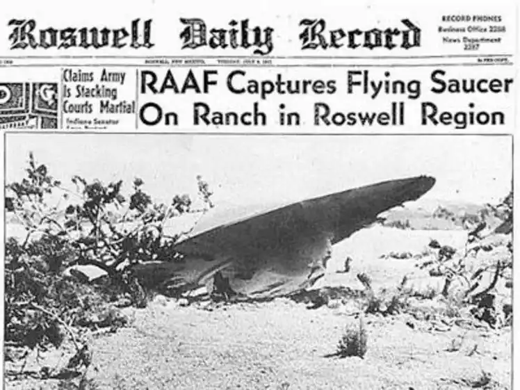 1947年罗斯威尔ufo坠毁事件扑朔迷离,ufo事件真假难辨