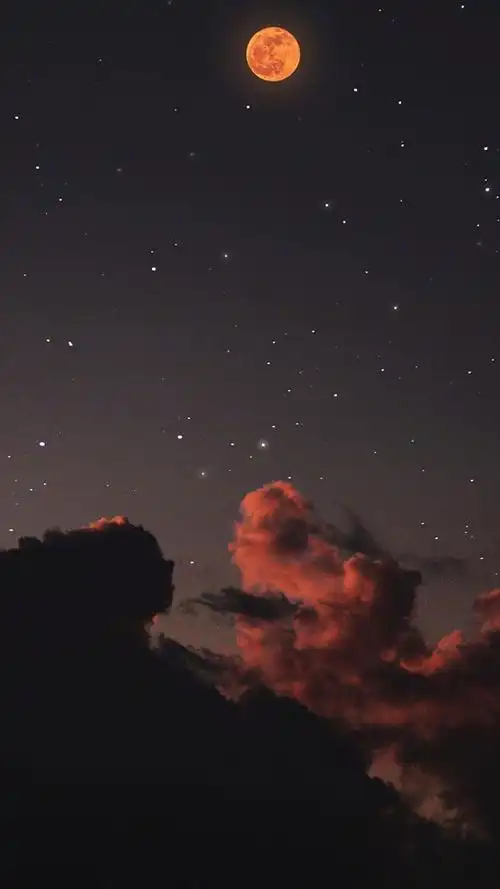 夜色黄昏唯美风景手机壁纸