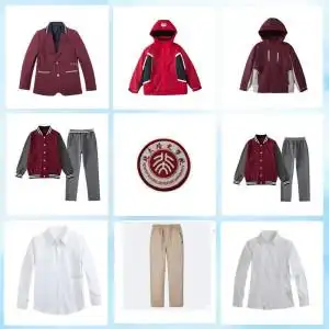 【现货】北大附属学校中小学生秋冬英伦校服棒球服西服冲锋衣增订