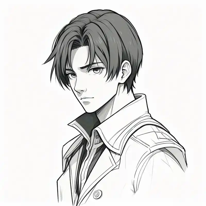 黑白素描头像,成熟稳重92 最近很火的黑白素描头像,简约干净,男生