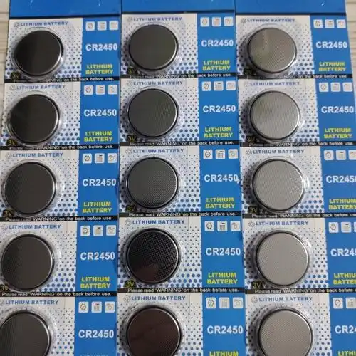5粒cr2450纽扣电池3v锂电池2450宝马bmw汽车遥控器好太太晾衣架