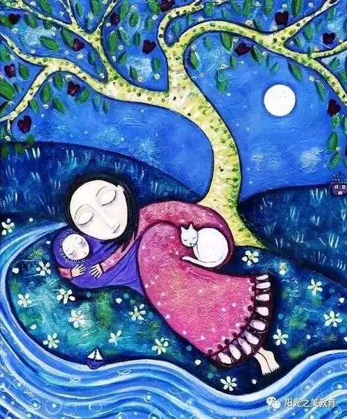 她的画如同梦幻的童话世界,令人沉醉不已