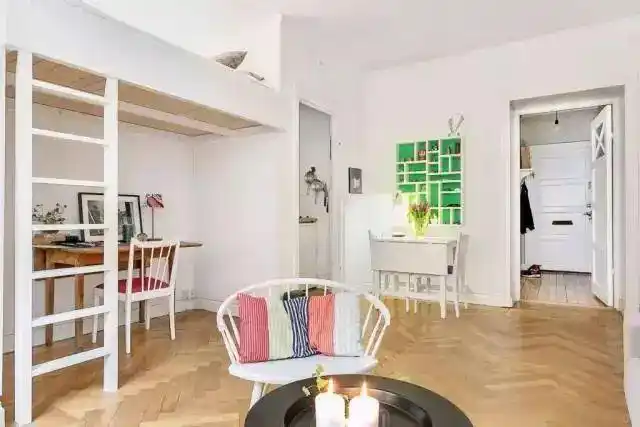 简简单单的41平小户型,把床抬高轻松多出一间房!