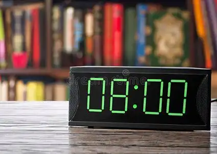 电子钟整点报时图片