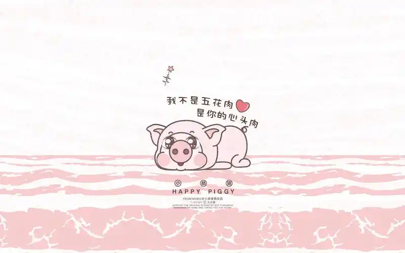 小恭猪桌面壁纸第一趴高清大图预览2560x1600_卡通动漫下载_美桌网