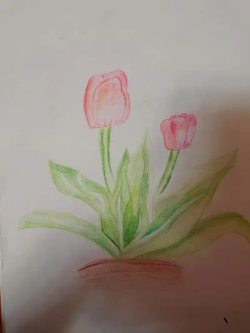 爱画画的小朋友 #彩铅手绘 #作品欣赏 #画画使我快乐 很 - 抖音