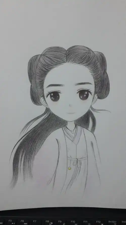 花千骨手绘图,小骨萌萌哒