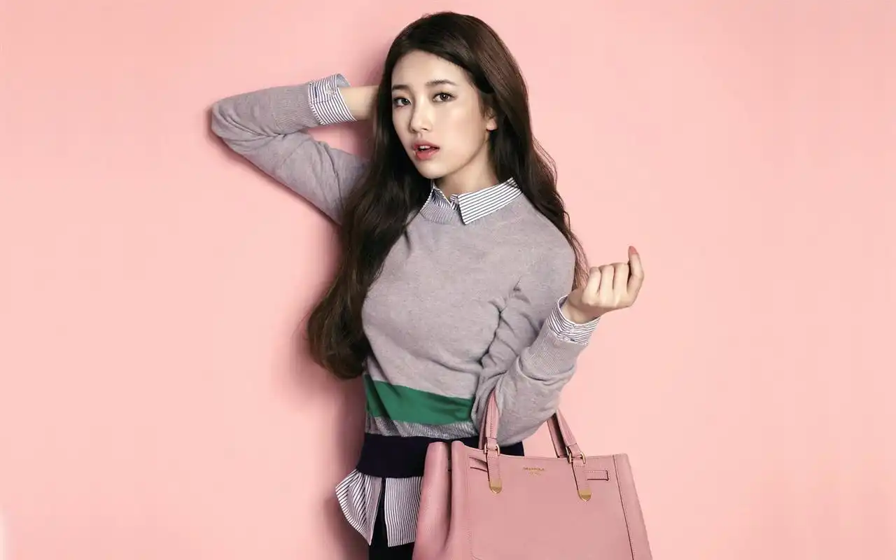 韩国美女裴秀智甜美写真图片桌面壁纸