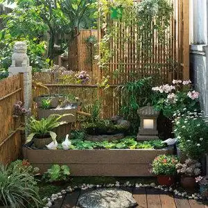 匠心坊新中式庭院景观户外流水鱼池阳台水系造景花园装饰水池摆件