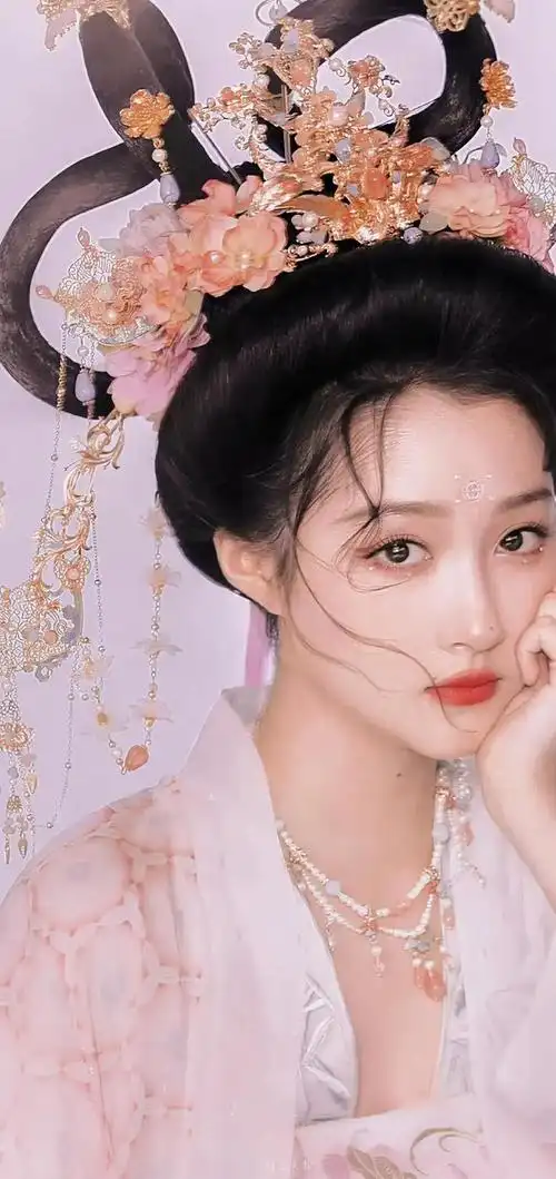 美女系列壁纸关晓彤古装造型很漂亮