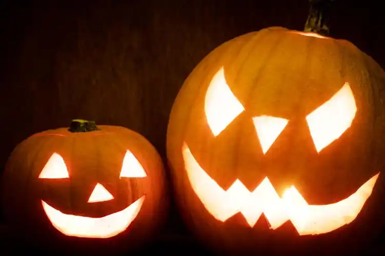 万圣节,南瓜,发光,南瓜灯