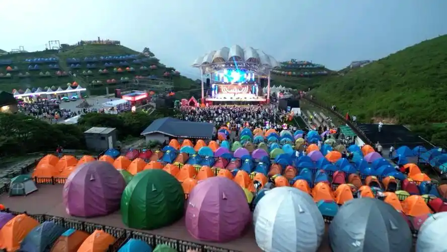 八大景区联动,帐篷节持续促进武功山全域旅游高质量发展