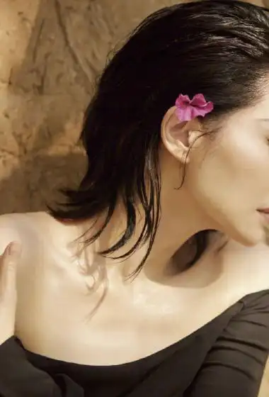 许晴湿发性感女人味写真图片99