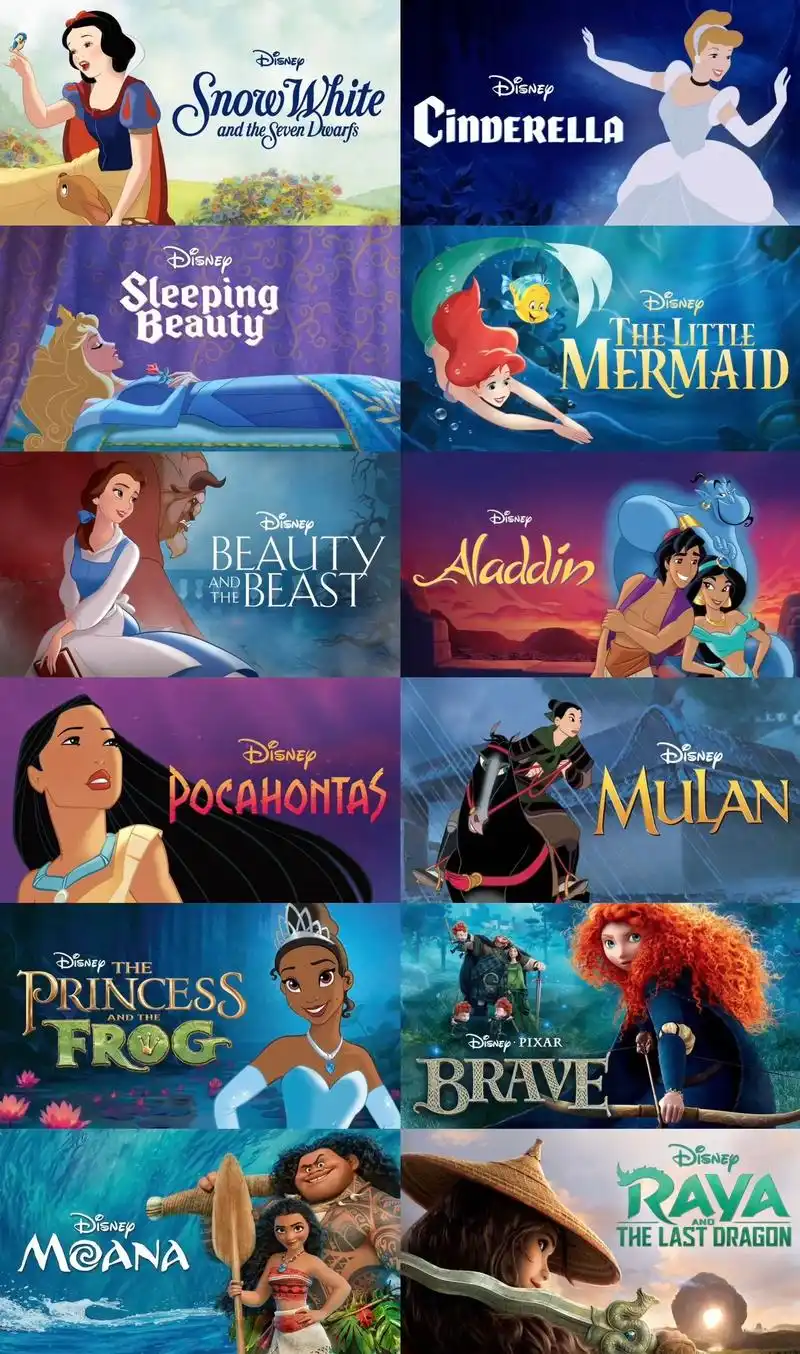 迪士尼在逃公主!1.白雪公主 2.灰姑娘 3.睡美人 4 - 抖音