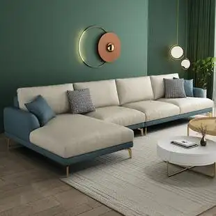 北欧布艺沙发2020新款现代简约客厅小户型转角贵妃免洗科技布沙发