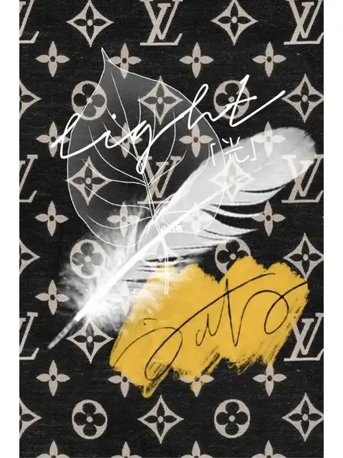 刘耀文自印小卡背面图