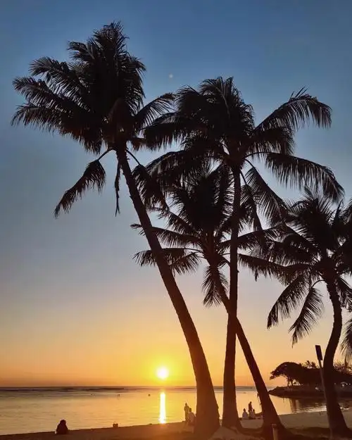 夏威夷欧胡岛看日落海滩推荐