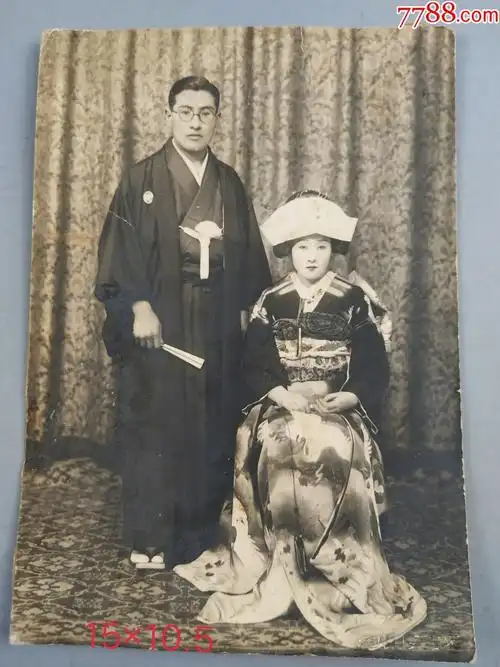 民国时期日本人结婚照-价格:360元-se78898819-老照片-零售-7788收藏