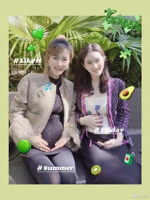 阔太李念38岁生日三胎临盆在即提前庆祝富豪老公送超大束玫瑰