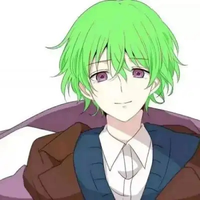 绿头发动漫头像高清男 二次元绿色头发男生头像 - 动漫头像 - 潮人