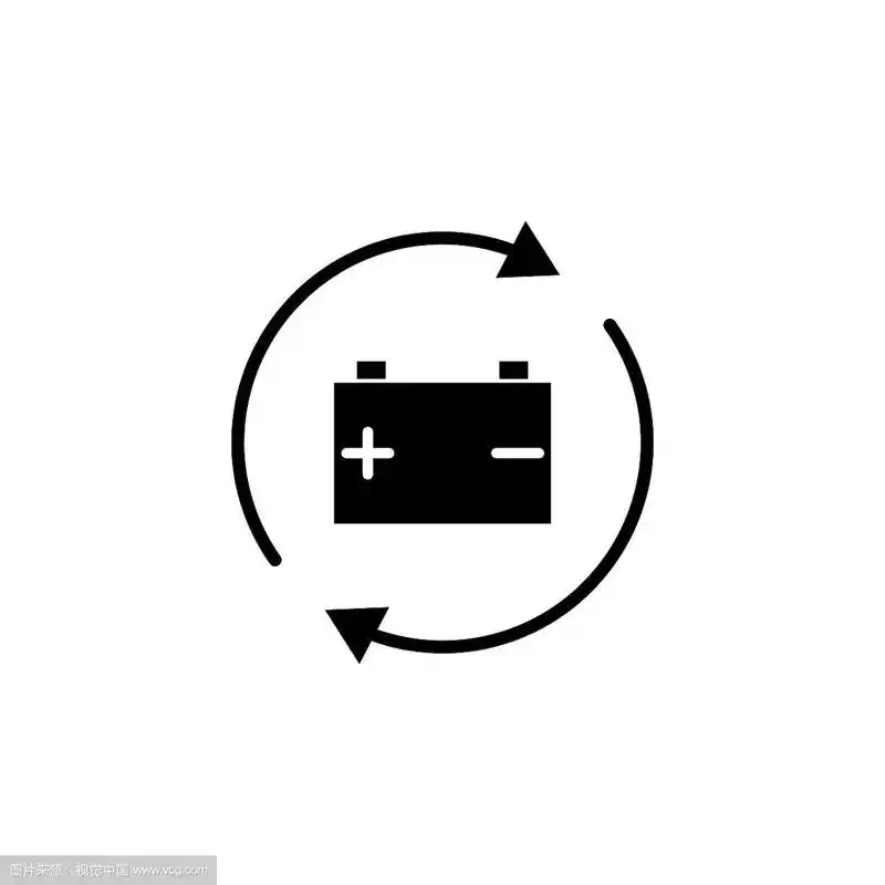 蓄电池图标上的白色背景可以使用