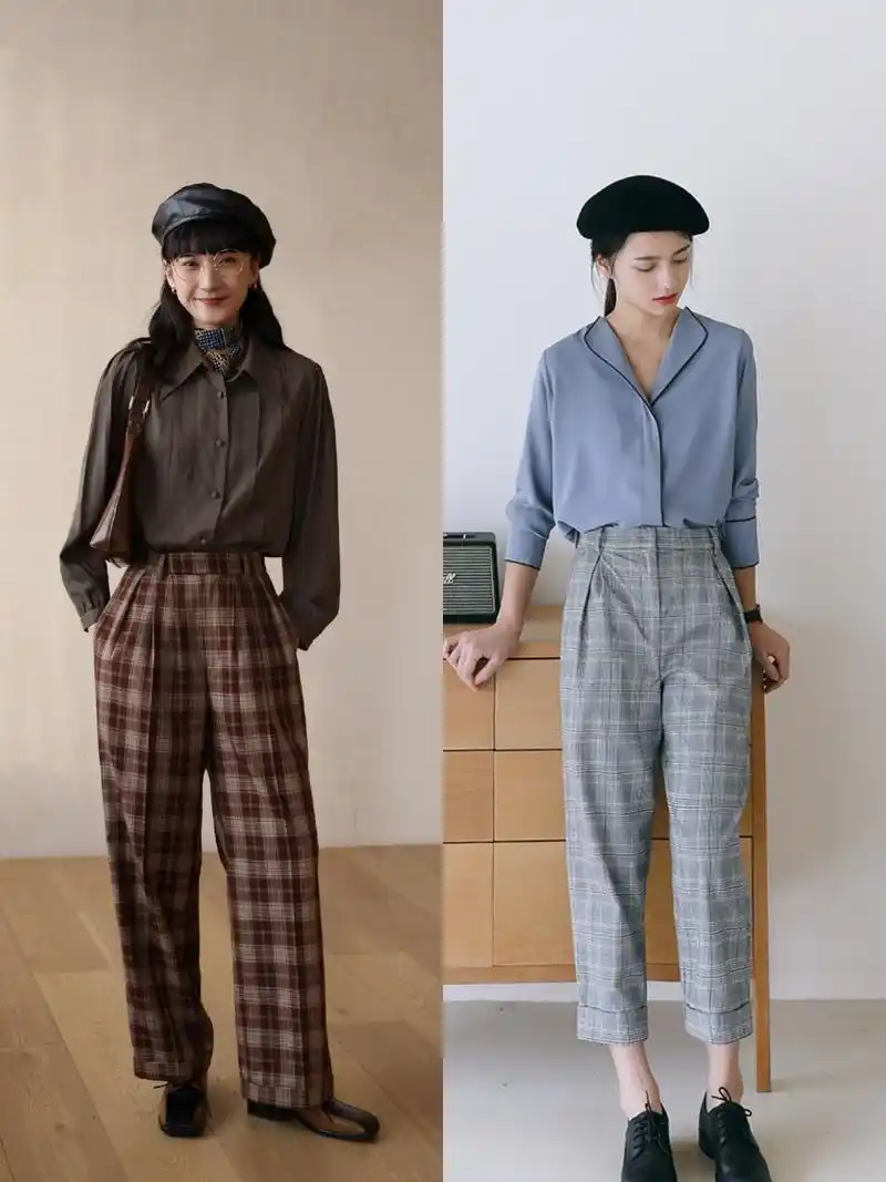 春天穿格子裤,该怎么搭配上衣?这3条实用的"穿搭技巧"送你