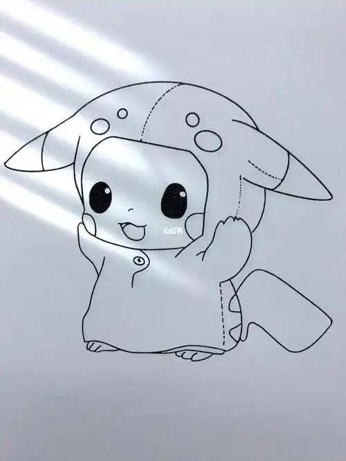简笔画头像最萌表情包皮卡丘简笔画图片 皮卡丘怎么画简笔画皮卡丘皮
