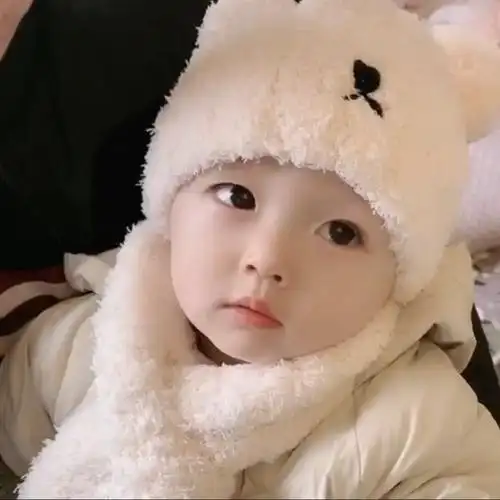 婴儿女婴幼儿女宝宝帽子可爱超萌公主女宝春冬款小孩冬季冬天加厚