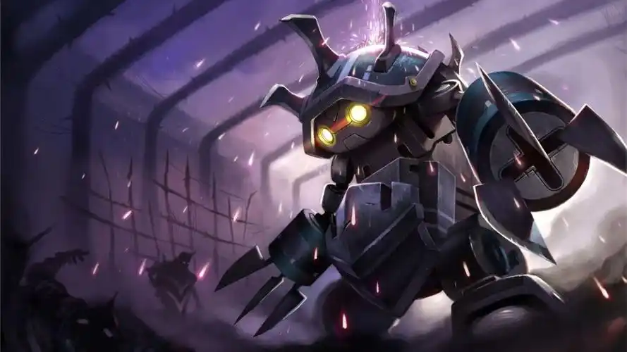 lol披甲龙龟拉莫斯史诗皮肤全金属狂潮特效展示