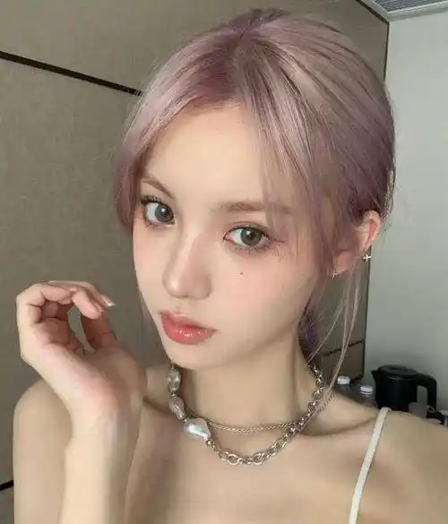 2023流行"茶色系",黄皮显白有气质,减龄效果很不错_头发_粉色_颜色