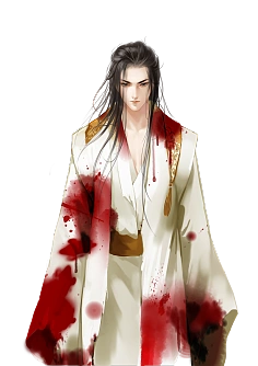白衣拿扇富家公子-血衣_l221一崽采集到古风立绘男采集@光源酱超大的