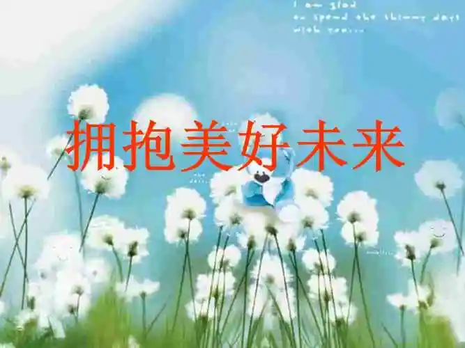 拥抱美好未来教学ppt