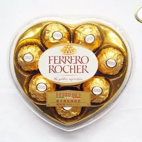 费列罗巧克力爱心形46粒t8粒礼盒装教师节生日礼物礼品送老师