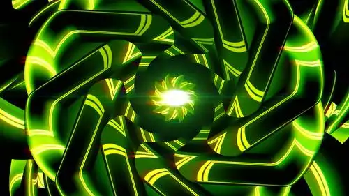 超赞4k原创劲爆花纹动感舞台大屏背景