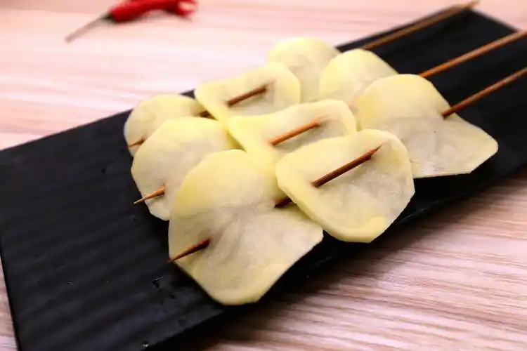 烧烤土豆5串顾村滨江公园半成品送货食物bbq土豆