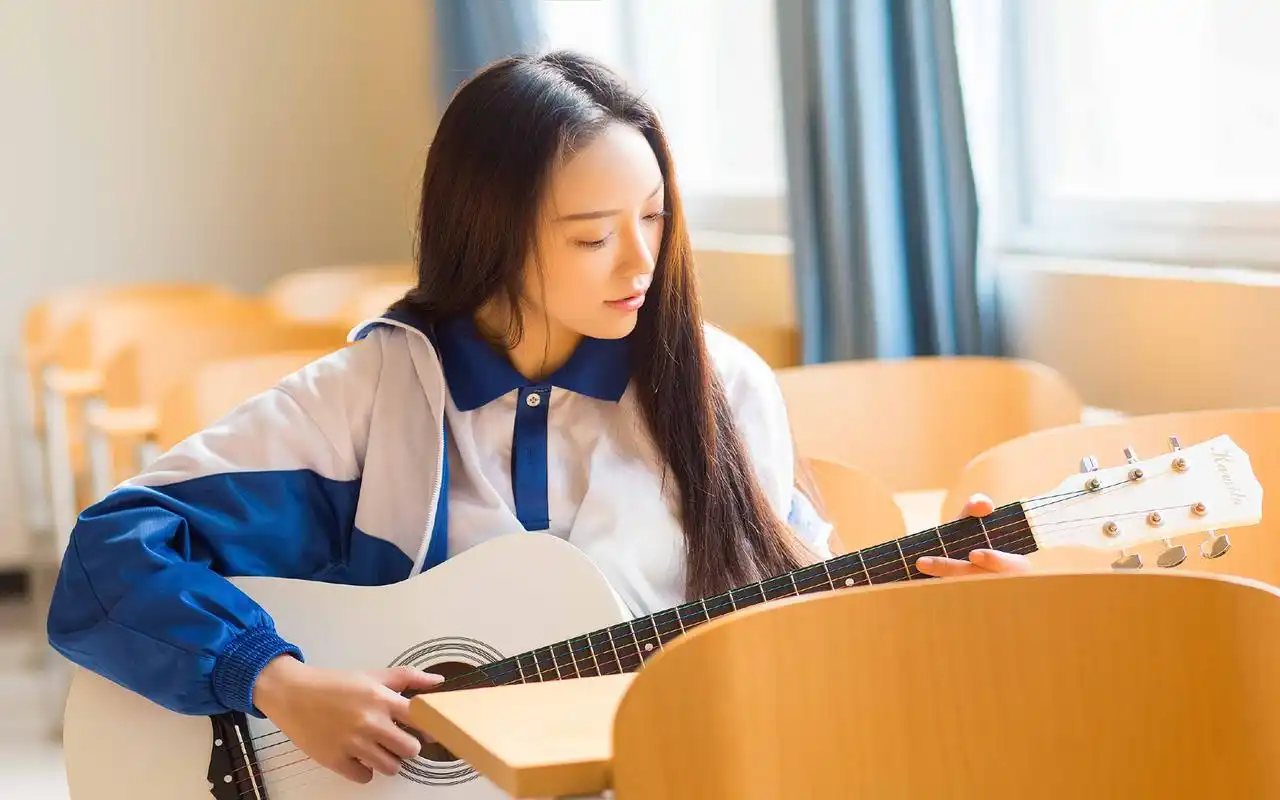 校花美女学生校服唯美文艺写真图片壁纸