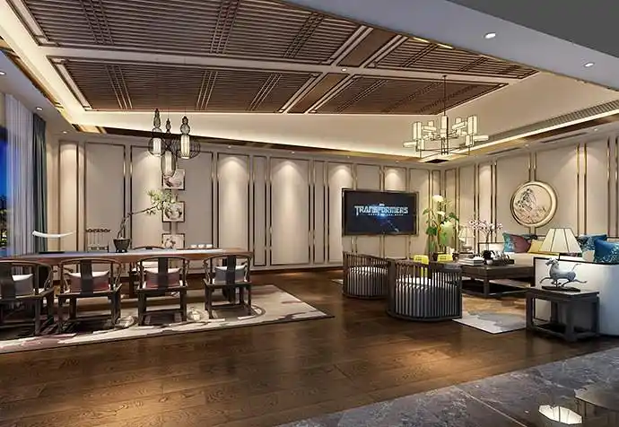 中式休闲装修效果图