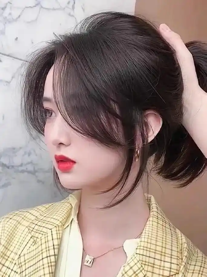 法式八字刘海发型推荐图片.#创作灵感 #法式刘海 #法式八字 - 抖音