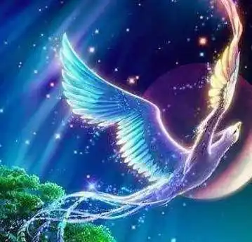 白羊座专属的凤凰神兽身上的色彩是非常的好看的,由最深处的蓝色到