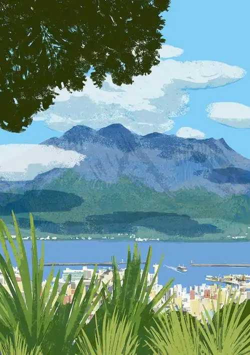 日本插画师 tatsuro kiuchi 笔下的风景