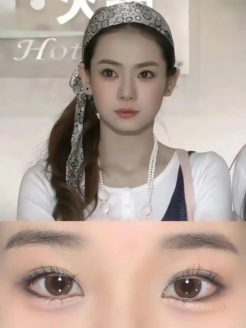 内双肿眼|跟着戚薇学习猫系轻烟熏妆～ 早期的戚薇好灵呀!