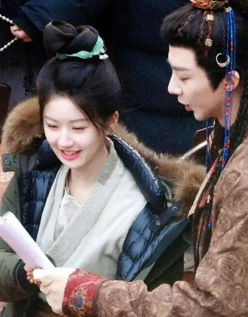 赵露思和刘宇宁对台词路透,两人关系还挺不错|赵露思|路透|刘宇宁