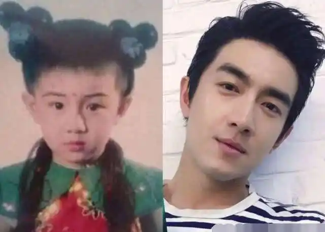 明星儿童时期照片对比,一个比一个萌._小时候