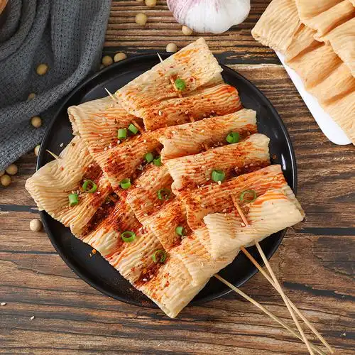 豆腐串豆干串100串干豆皮串麻辣烫火锅人造肉豆豆腐干