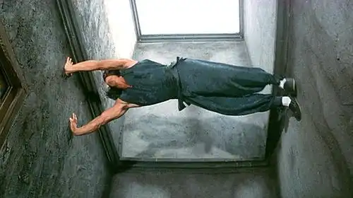 成龙功夫真是没得说,就这爬墙方式,现在有几个人能做到?